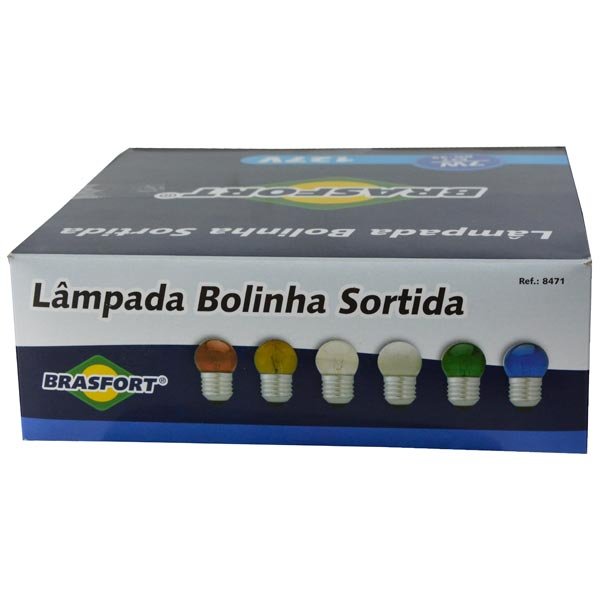 Lamp bolinha brasfort 7w 220v sort