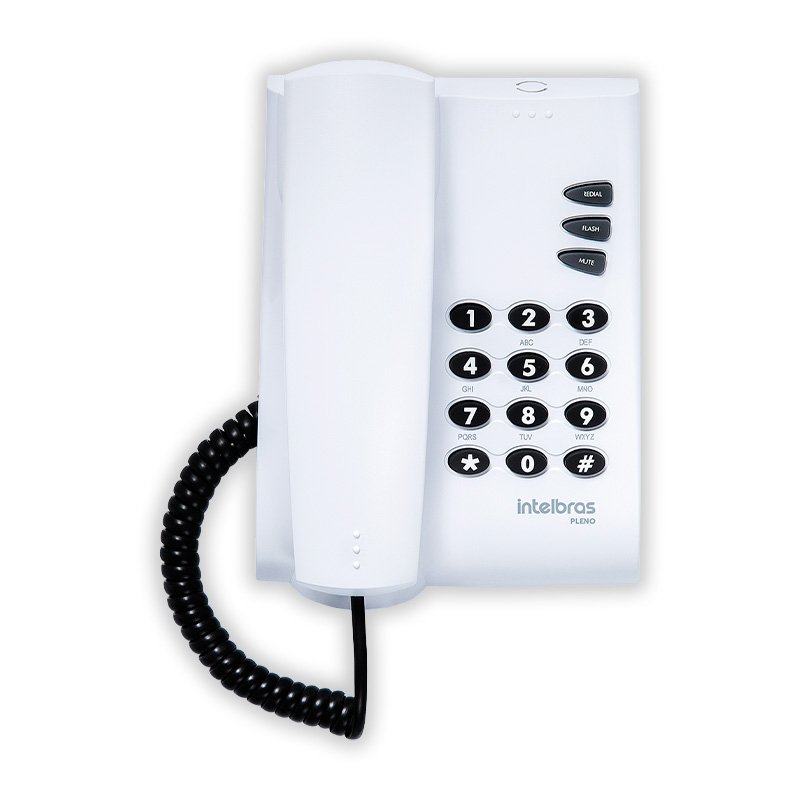 Telefone intelbras pleno cinza arti