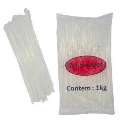 27516 - Silicone refil/pist.transparente.30cm fino