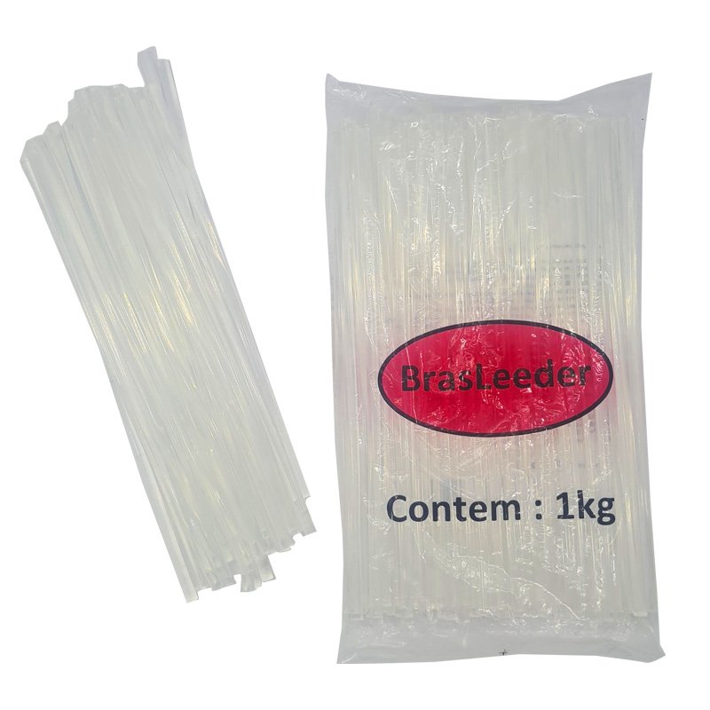 27516 - Silicone refil/pist.transparente.30cm fino