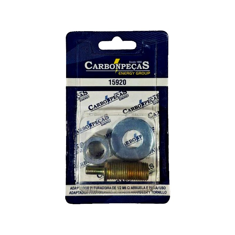 Adaptador para furad.1/2 m6 arr.paraf