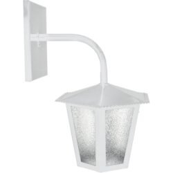 Arandela ideal sextav.aco branca.l-1-b