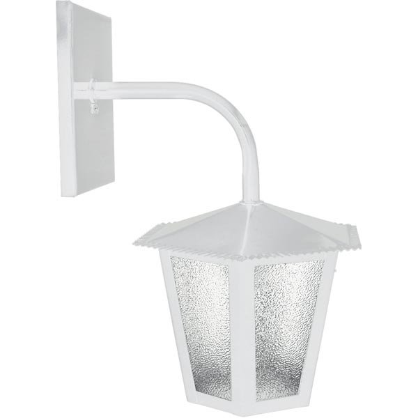 Arandela ideal sextav.aco branca.l-1-b