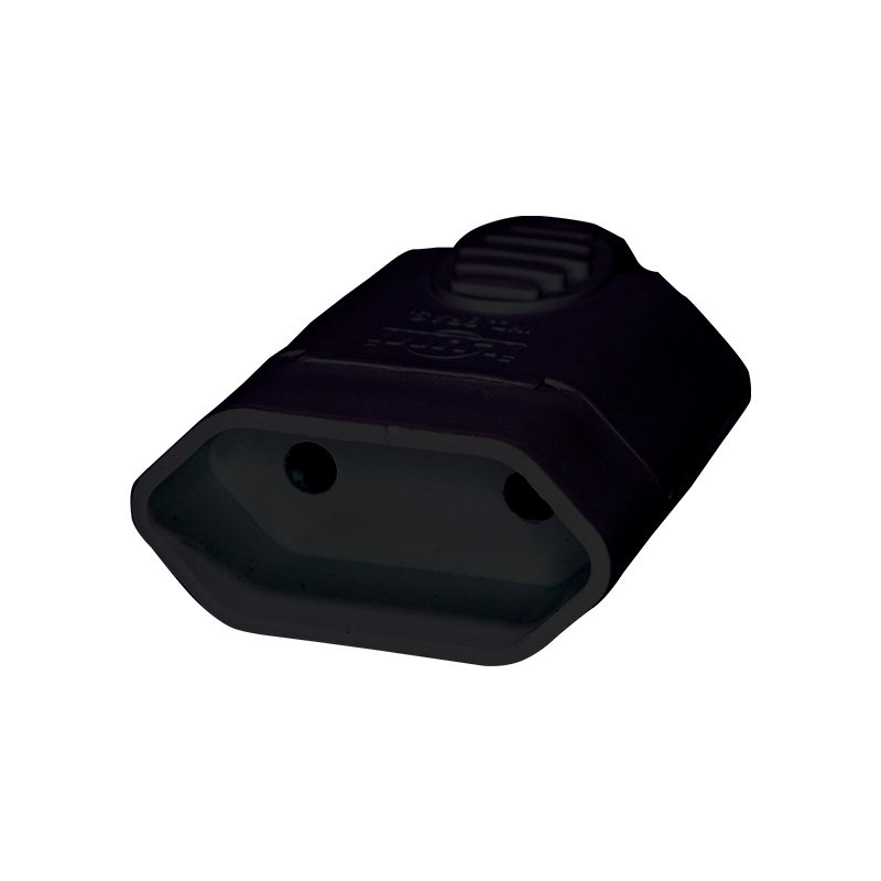Pino femea 2p ilumi 20a preto 1421