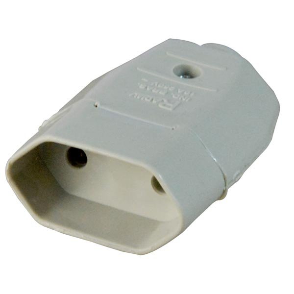 Pino femea 2p radial 10a cinza