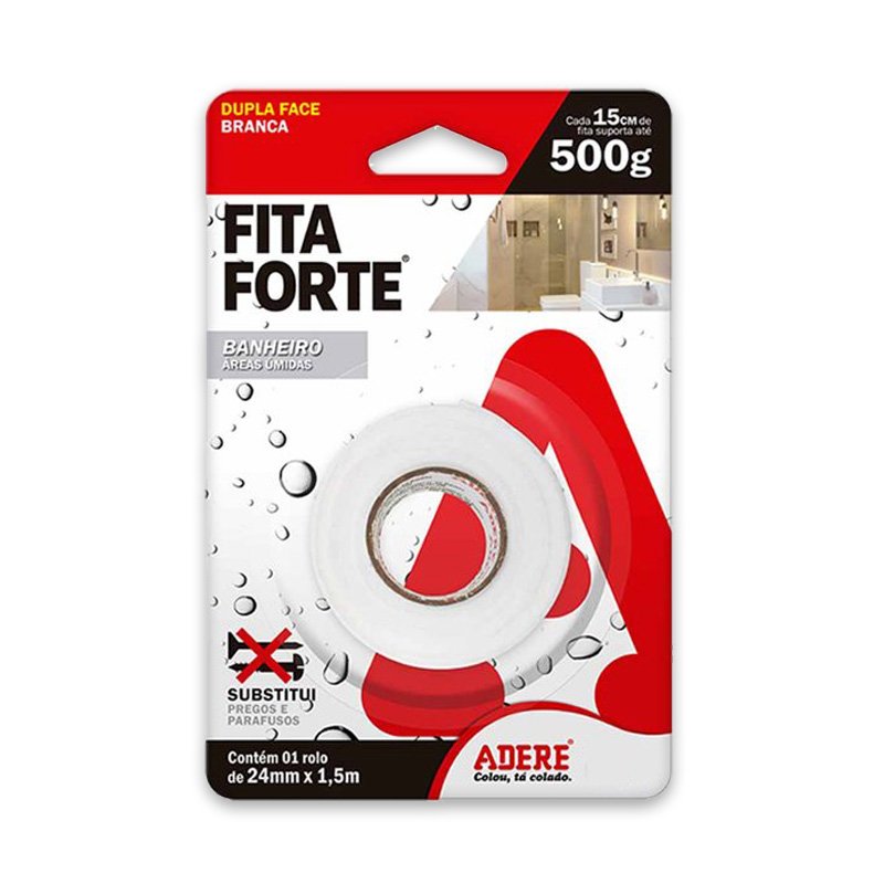 Fita dup.face adere a.umid 24 x1,5m