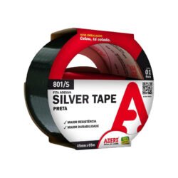 33265 - Fita Ades Silvert Adere 45x05m Preta