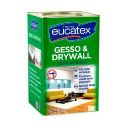 Latex eucatex gesso e drywall 18lt