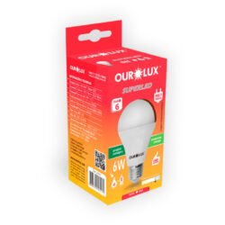 Lamp led bulbo ourolux 06w 6,5k inm