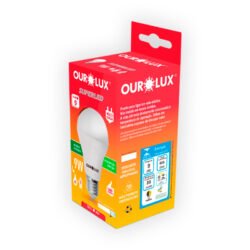Lamp led bulbo ourolux 09w 6,5k inm