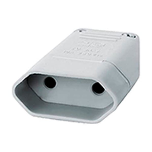 Pino femea 2p perlex 10a branco 1042