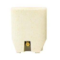 47871 - Receptáculo de Louça Liso Foxlux E27 - FX10