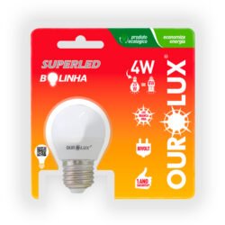 Lamp led bolinha ourolux 4w 6,5k