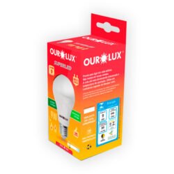 Lamp led bulbo ourolux 09w 3.000k