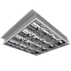 72930 - Luminária Aletada de Embutir Lume 4 x 60 cm - 95107