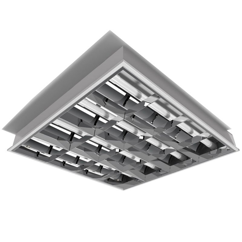 72930 - Luminária Aletada de Embutir Lume 4 x 60 cm - 95107
