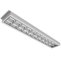 72931 - Luminária Aletada de Sobrepor Lume 2 x 60 cm - 133109
