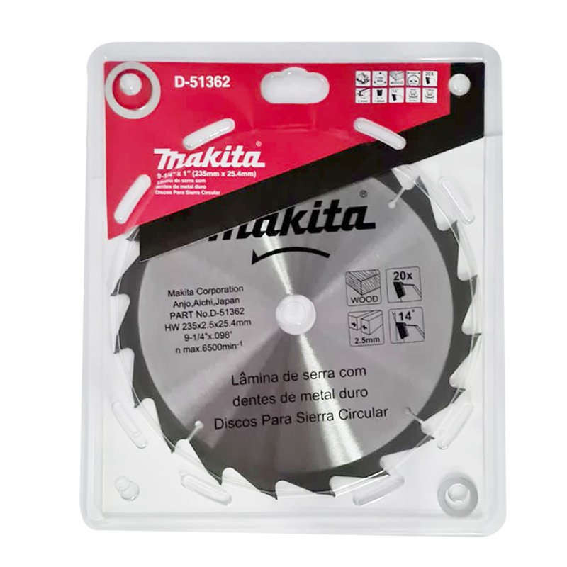 76804 - Disco Serra Makita 9.1/4 x 20 x 25 mm
