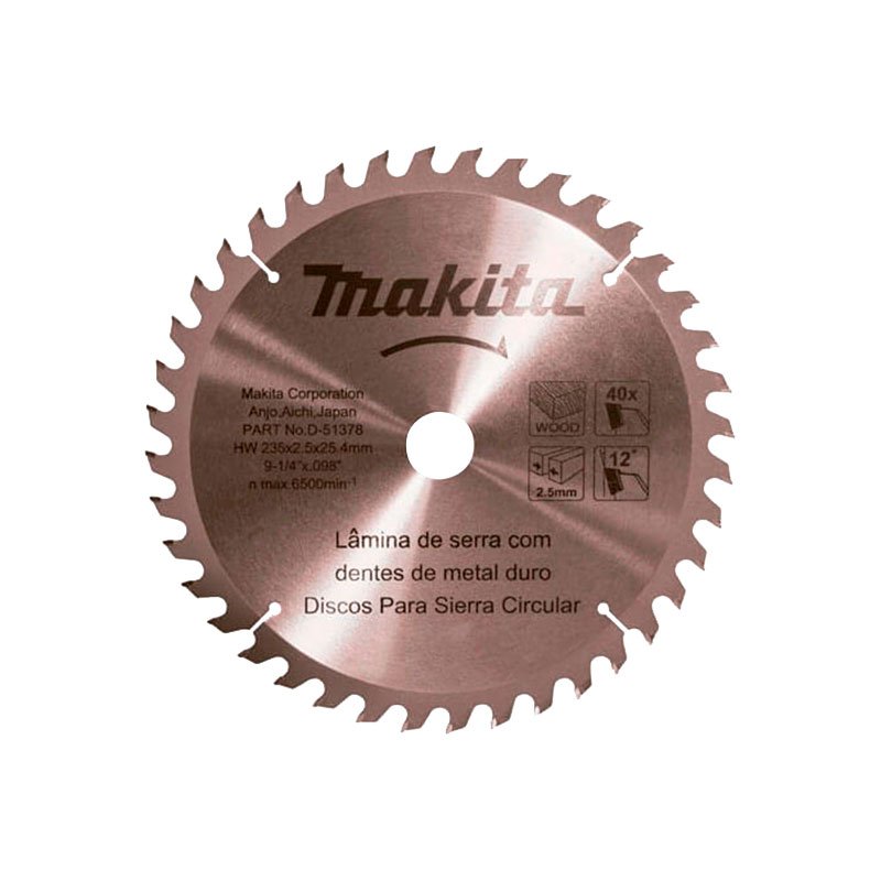76805 - Disco Serra Makita 9.1/4 x 40 x 25 mm