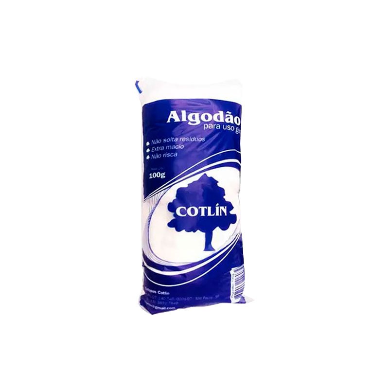 Algodao alvejado cotlin 100gr