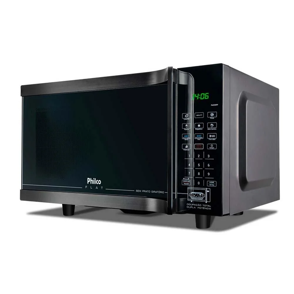 20262 - Micro-ondas Philco PMO28TF-28 litros, espelhado, 127 V