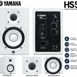 20261 - Monitor de Estúdio Ativo Yamaha HS5 - 70 W